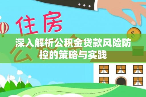 龙岗深入解析公积金贷款风险防控的策略与实践